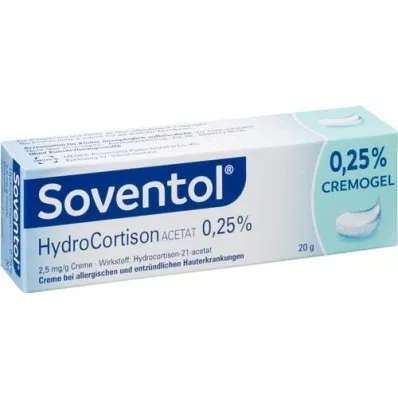 SOVENTOL Hidrokortizon asetat %0,25 krem, 20 g