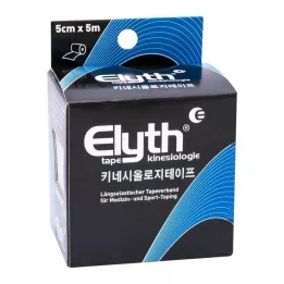 KINESIOLOGIE Bant Elyth 5 cmx5 m siyah, 1 adet