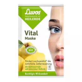 LUVOS Şifalı kil yaşamsal maske doğal kozmetik, 2X7,5 ml
