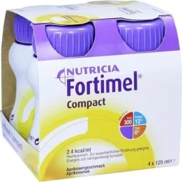 FORTIMEL Compact 2.4 kayısı aroması, 4X125 ml