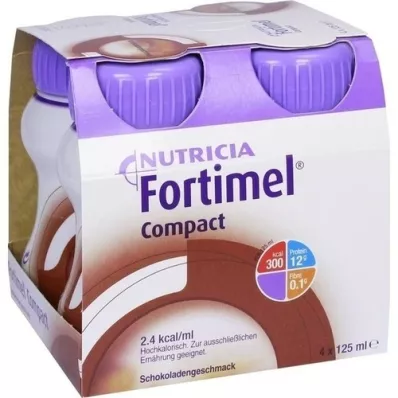 FORTIMEL Compact 2.4 Çikolata aromalı, 4X125 ml
