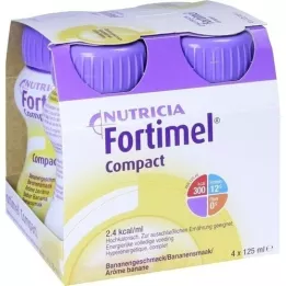 FORTIMEL Compact 2.4 muz aromalı, 4X125 ml