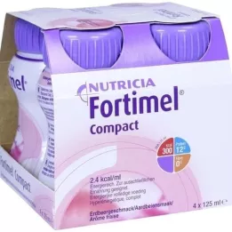FORTIMEL Compact 2.4 Çilek aromalı, 4X125 ml