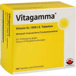 VITAGAMMA D3 Vitamini 1.000 I.U. Tablet, 200 Kapsül