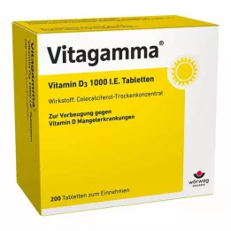 VITAGAMMA D3 Vitamini 1.000 I.U. Tablet, 200 Kapsül