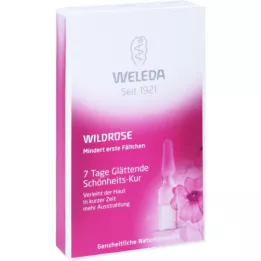 WELEDA Wild Rose 7 Gün Pürüzsüzleştirici Güzellik Bakımı, 7X0,8 ml