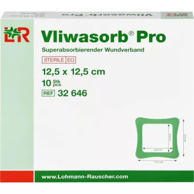 VLIWASORB Pro superabsorb.comp.sterile 12,5x12,5 cm, 10 adet
