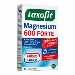 TAXOFIT Magnezyum 600 FORTE Depo Tablet, 30 Kapsül