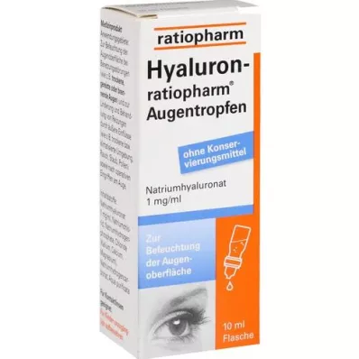 HYALURON-RATIOPHARM Göz damlası, 10 ml