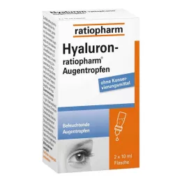 HYALURON-RATIOPHARM Göz damlası, 2X10 ml