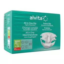 ALVITA Hepsi bir arada inkontinans pantolonu süper orta gün, 24 adet