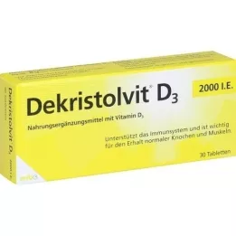 DEKRISTOLVIT D3 2.000 I.U. Tablet, 30 adet