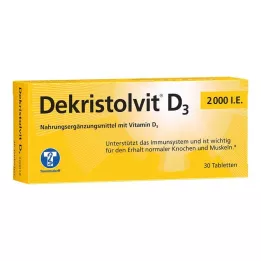DEKRISTOLVIT D3 2.000 I.U. Tablet, 30 adet