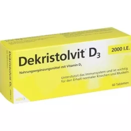 DEKRISTOLVIT D3 2.000 I.U. Tablet, 60 Kapsül