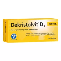 DEKRISTOLVIT D3 2.000 I.U. Tablet, 60 Kapsül