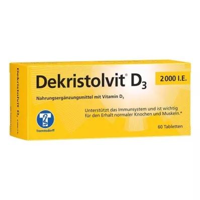 Dekristolvit D3 2.000 IU tablet, 60 adet Dekristolvit D3 2.000 IU tablet, 60 adet