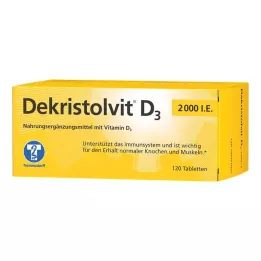 DEKRISTOLVIT D3 2.000 I.U. Tabletler, 120 adet