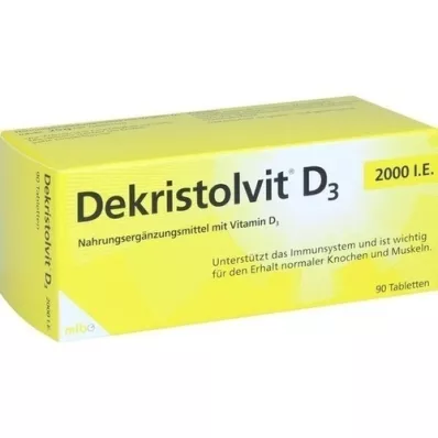 DEKRISTOLVIT D3 2.000 I.U. Tablet, 90 adet