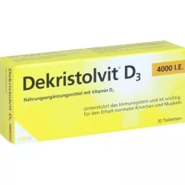 DEKRISTOLVIT D3 4.000 I.U. Tablet, 30 adet