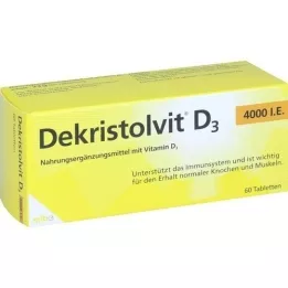 DEKRISTOLVIT D3 4.000 I.U. Tablet, 60 adet