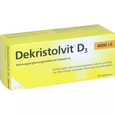 DEKRISTOLVIT D3 4.000 I.U. Tablet, 60 adet