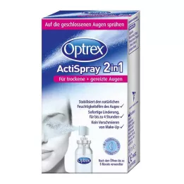 OPTREX Kuru+tahriş olmuş gözler için ActiSpray 2in1, 10 ml