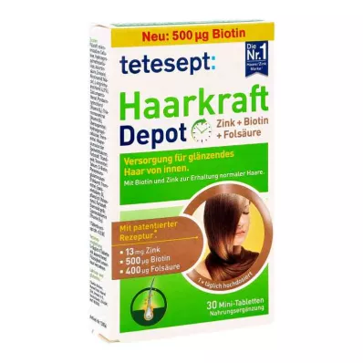 Tetesept Haarkraft Depot film kaplı tabletler (30 adet) Tetesept Haarkraft Depot film kaplı tabletler (30 adet)