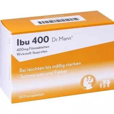 IBU 400 Dr.Mann film kaplı tablet, 50 adet