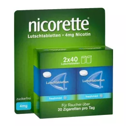 NICORETTE freshmint 4 mg pastil preslenmiş, 80 adet