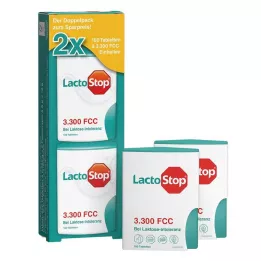 LACTOSTOP 3.300 FCC Tablet Click Dispenser Dop.Pa., 2X100 adet