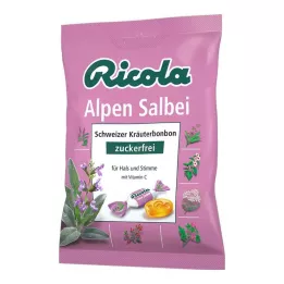 Ricola şekersiz Alp adaçayı tatlıları, 75 g