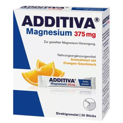 Additiva Magnezyum 375 mg Çubuk Turuncu, 20 adet