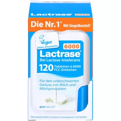 LACTRASE 6.000 FCC Tbl.in click dispenser ikili paket, 2X120 adet