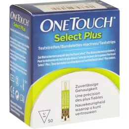 ONE TOUCH Select Plus Kan Şekeri Test Stripleri, 50 adet