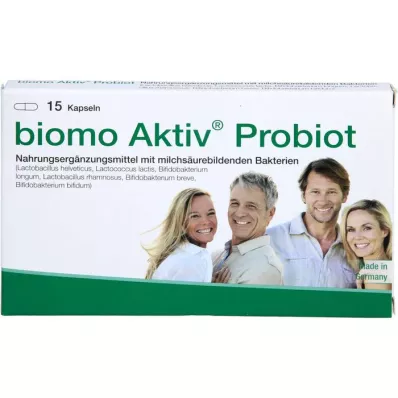 BIOMO Aktif probiyotik kapsüller, 15 adet