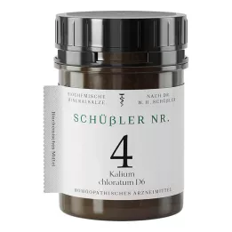 SCHÜSSLER No.4 Potasyum kloratum D 6 Tablet, 400 Kapsül