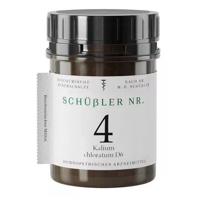 Schüssler No.4 Potasyum kloratum D 6 tablet, 400 adet Schüssler No.4 Potasyum kloratum D 6 tablet, 400 adet