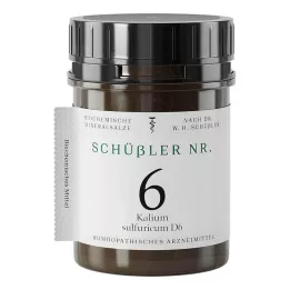 SCHÜSSLER NR.6 Potasyum sülfürikum D 6 Tablet, 1000 Kapsül