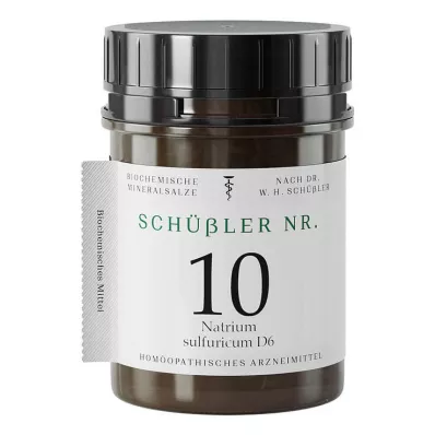 Schüssler No. 10 Sodyum sülfürikum D 6 tablet, 400 adet