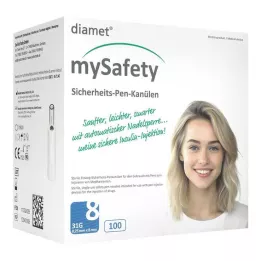 DIAMET mySafety-Pen Kan.31 G 0,25x8 mm, 100 adet