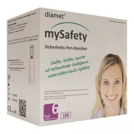 DIAMET mySafety-Pen Kan.31 G 0,25x6 mm, 100 adet