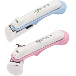 NIPPES Bebekler için emniyetli tırnak makası No.122R, 1 adet