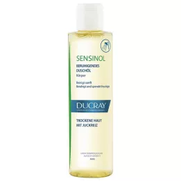 DUCRAY SENSINOL Yatıştırıcı temizleme yağı/duş yağı, 200 ml