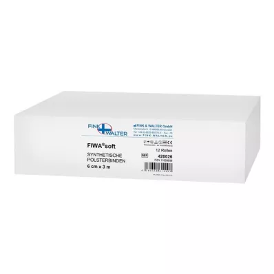 POLSTERBINDE sentetik 6 cmx3 m steril olmayan, 12 adet