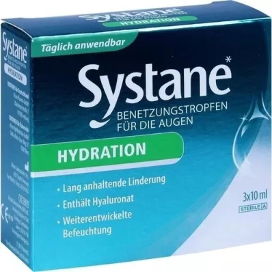 SYSTANE HYDRATION Gözler için ıslatıcı damla, 3X10 ml