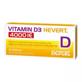 VITAMIN D3 HEVERT 4.000 I.U. tablet, 30 adet