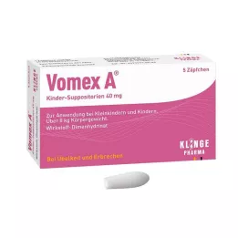VOMEX A pediyatrik fitiller 40 mg, 5 adet