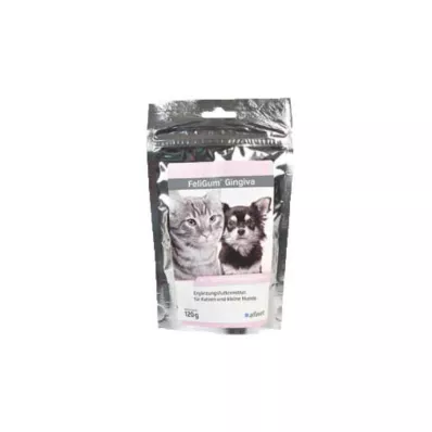 Feligum Gingiva kediler / küçük köpekler için çiğneme damlaları, 120 g Feligum Gingiva kediler / küçük köpekler için çiğneme damlaları, 120 g