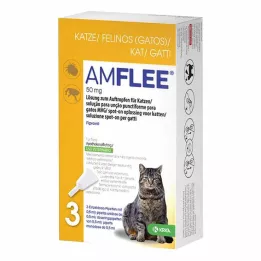 AMFLEE Kediler için 50 mg spot-on solüsyon, 3 adet