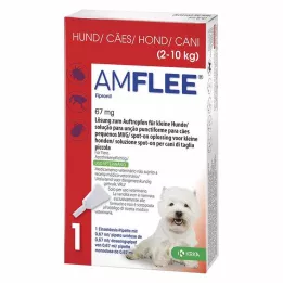 AMFLEE 2-10 kg arası küçük köpekler için 67 mg spot solüsyon, 3 adet
